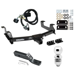 Trailer Tow Hitch For 11-14 Chevrolet Silverado GMC Sierra 2500 HD 3500 HD Complete Package w/ Wiring and 2" Ball
