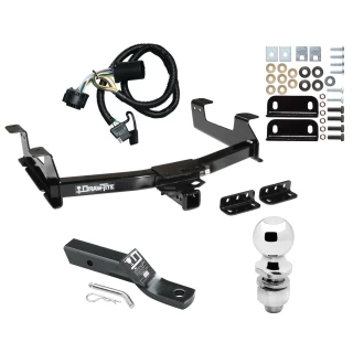 Trailer Tow Hitch For 11-14 Chevrolet Silverado GMC Sierra 2500 HD 3500 HD Complete Package w/ Wiring and 2" Ball