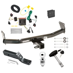 Trailer Tow Hitch For 08-17 Jeep Patriot All Models Deluxe Package Wiring 2" Ball and Lock