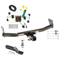 Trailer Tow Hitch For 08-17 Jeep Patriot All Models Complete Package w/ Wiring and 2" Ball