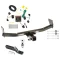 Trailer Tow Hitch For 08-17 Jeep Patriot All Models Complete Package w/ Wiring and 2" Ball