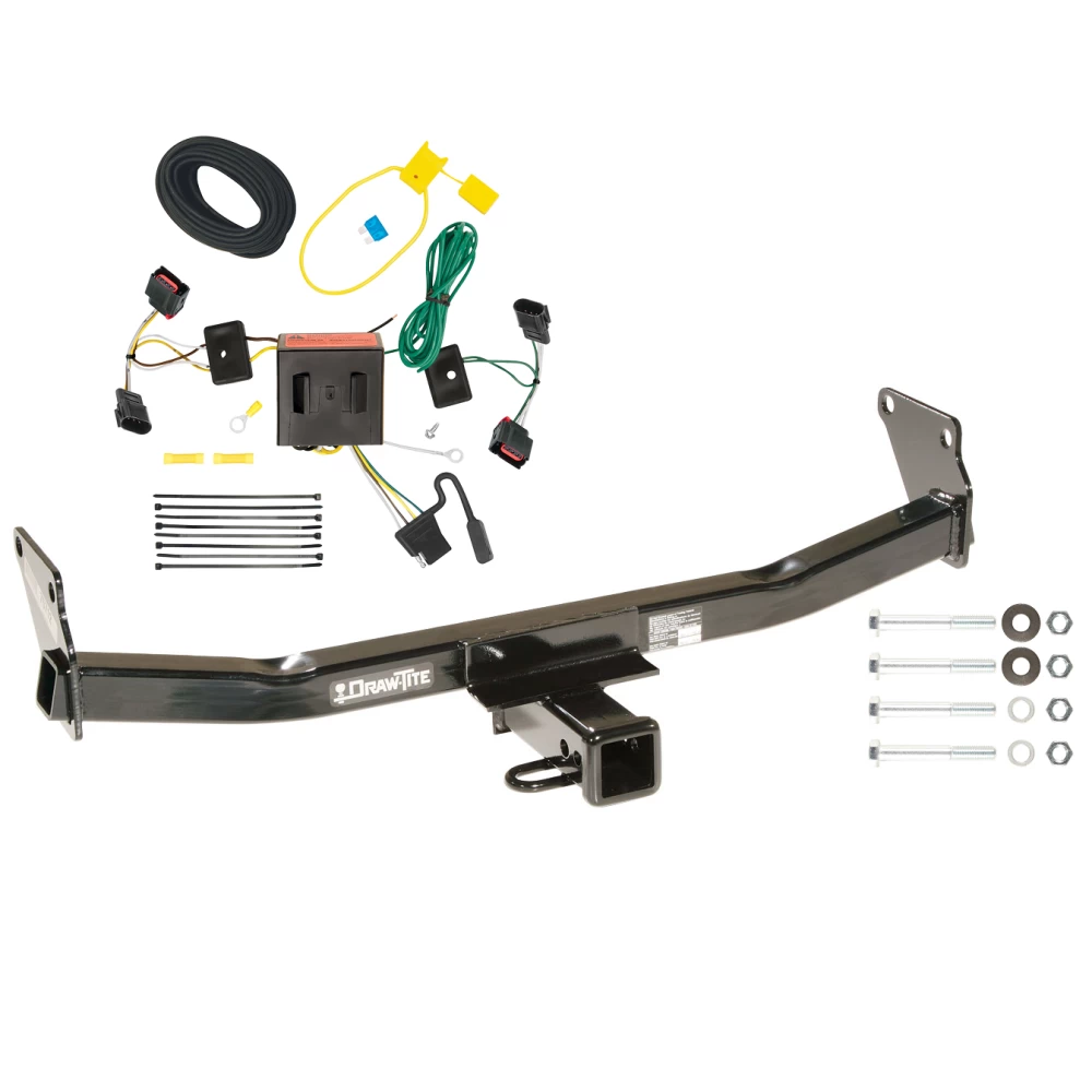 Trailer Tow Hitch For 08-17 Jeep Patriot All Models w/ Wiring Harness Kit