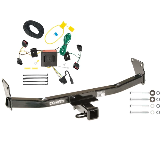 Trailer Tow Hitch For 08-17 Jeep Patriot All Models w/ Wiring Harness Kit