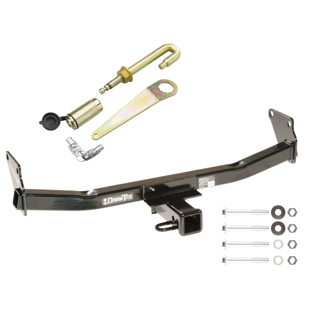 Custom Fit Trailer Hitch Security J-Pin Installation Hardware Installation Instructions 75712 63201 Draw-Tite Trailer Tow Hitch 07-17 Jeep Compass Jeep Patriot Class 3 2" Towing Receiver J-Pin Anti-Rattle Lock 07 08 09 10 11 12 13 14 15 16 17 2007 2 Trailer Tow Hitch For 07-17 Jeep Compass Jeep Patriot Class 3 2" Towing Receiver w/ J-Pin Anti-Rattle Lock