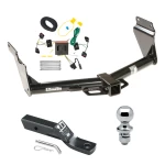 Trailer Tow Hitch For 11-13 Dodge Durango All Models Complete Package w/ Wiring and 1-7/8" Ball