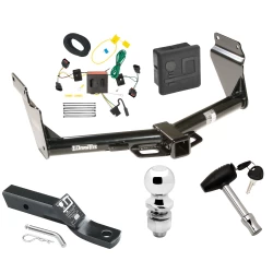 Trailer Tow Hitch For 11-13 Dodge Durango All Models Deluxe Package Wiring 2" Ball and Lock