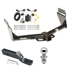 Trailer Tow Hitch For 14-26 Dodge Durango All Models Complete Package w/ Wiring and 1-7/8" Ball