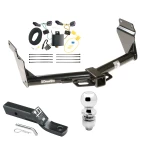 Trailer Tow Hitch For 14-26 Dodge Durango All Models Complete Package w/ Wiring and 2" Ball
