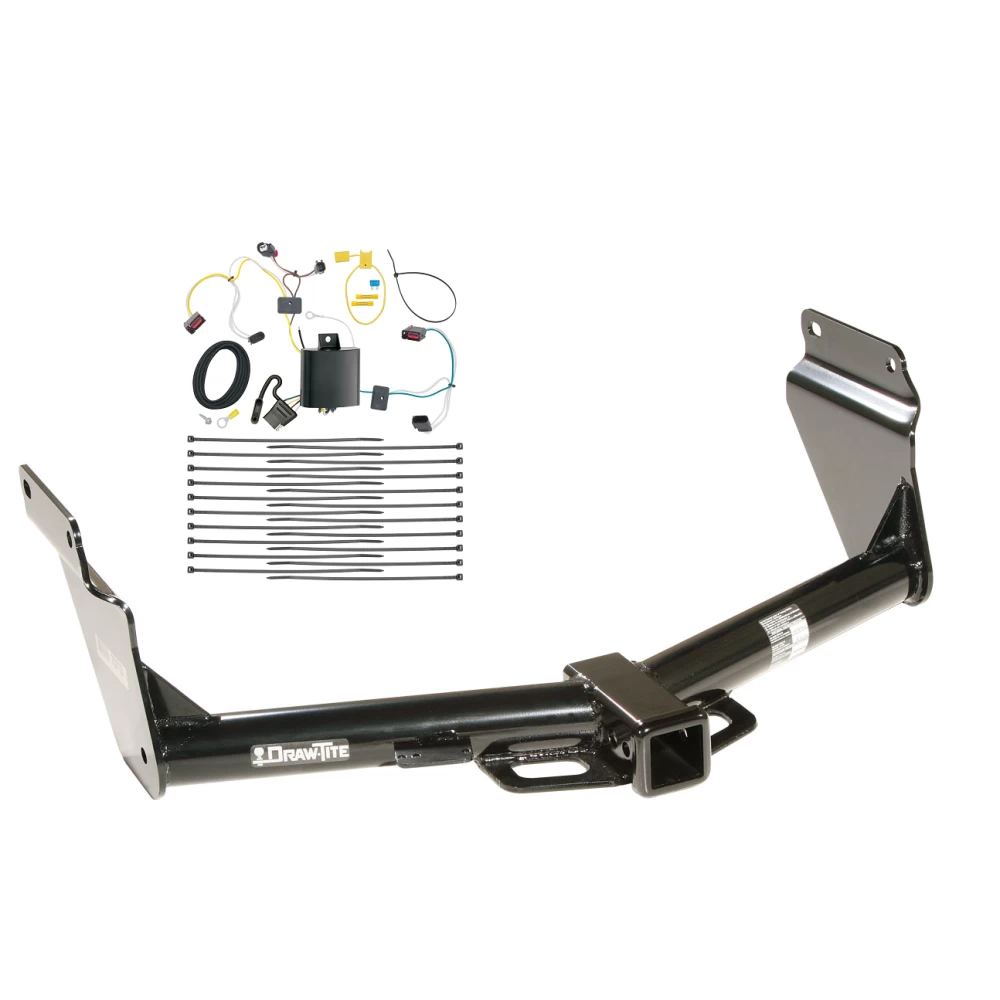 Trailer Tow Hitch For 14-21 Jeep Grand Cherokee EcoDiesel w/ Wiring Harness Kit