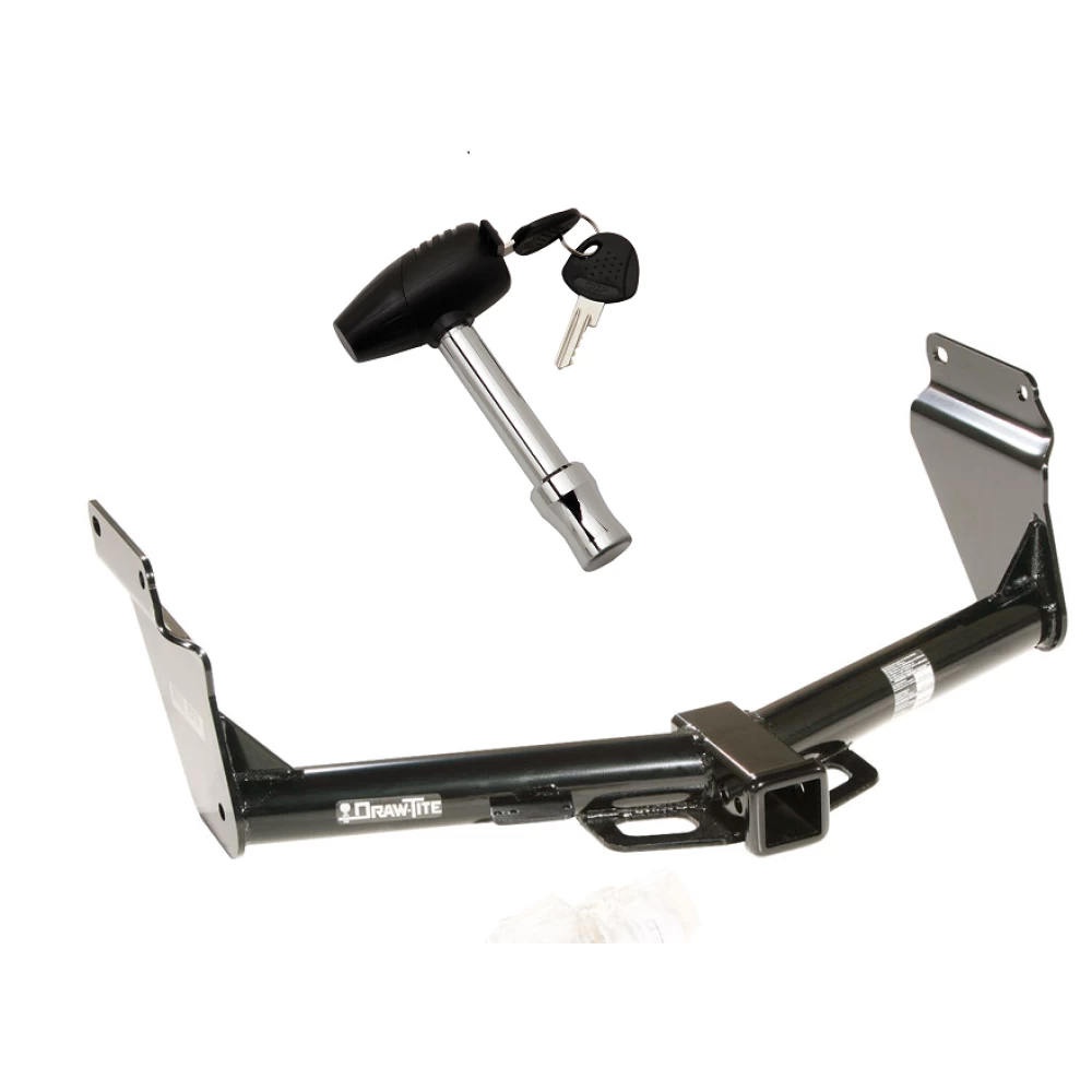 Trailer Tow Hitch For 11-26 Dodge Durango 14-21 Jeep Grand Cherokee EcoDiesel w/ Security Lock Pin Key