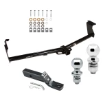 Trailer Tow Hitch For 11-16 Nissan Quest Receiver w/ 1-7/8" and 2" Ball