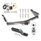 Trailer Tow Hitch For 13-21 Nissan NV1500 12-21 NV2500 NV3500 Complete Package w/ Wiring and 2" Ball