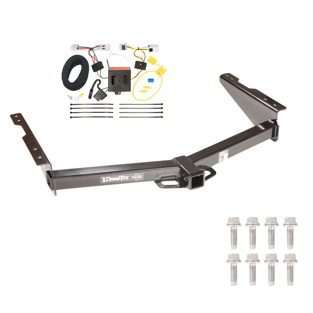 Trailer Tow Hitch For 13-21 Nissan NV1500 12-21 NV2500 NV3500 w/ Wiring Harness Kit