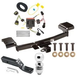 Trailer Tow Hitch For 11-16 KIA Sportage All Models Complete Package w/ Wiring and 2" Ball