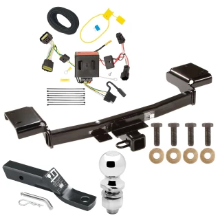 Trailer Tow Hitch For 11-16 KIA Sportage All Models Complete Package w/ Wiring and 2" Ball