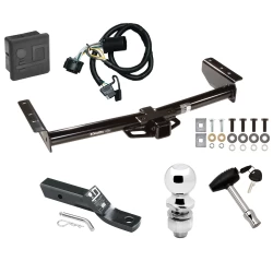 Trailer Tow Hitch For 00-06 Chevy Avalanche Suburban Tahoe GMC Yukon 02 Cadillac Escalade EXT Deluxe Package Wiring 2" Ball and Lock