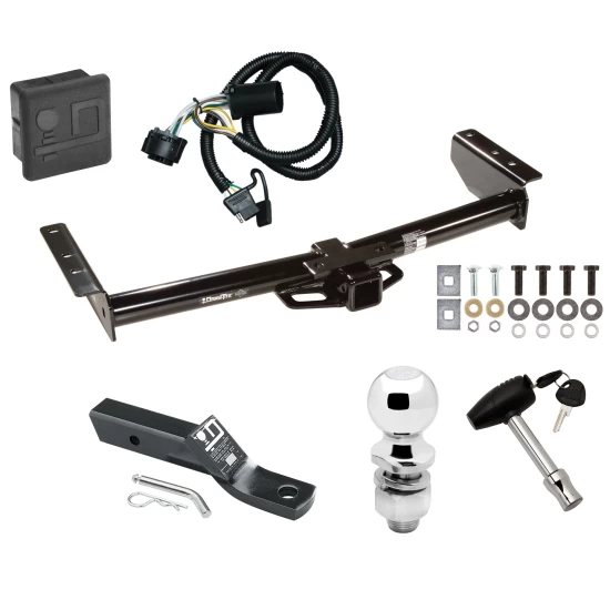 Trailer Tow Hitch For 00-06 Chevy Avalanche Suburban Tahoe GMC Yukon 02 Cadillac Escalade EXT Deluxe Package Wiring 2" Ball and Lock