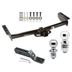 Trailer Tow Hitch For 00-06 Chevy Avalanche Suburban Tahoe GMC Yukon 2002 Escalade Receiver w/ 1-7/8" and 2" Ball
