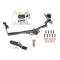 Trailer Tow Hitch For 08-13 Toyota Highlander Complete Package w/ Wiring and 1-7/8" Ball