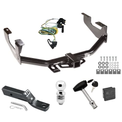 Trailer Tow Hitch For 97-03 Ford F150 2004 Heritage 97-99 F250 Light Duty w/o Factory Wiring Package Wiring 2" Ball and Lock