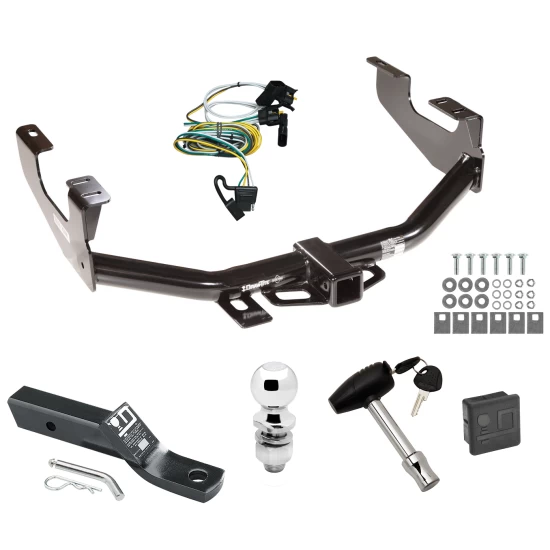 Trailer Tow Hitch For 97-03 Ford F150 2004 Heritage 97-99 F250 Light Duty w/o Factory Wiring Package Wiring 2" Ball and Lock