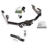 Trailer Tow Hitch For 97-03 Ford F150 2004 Heritage 97-99 F250 Light Duty w/o Factory Wiring Package w/ Wiring and 2" Ball