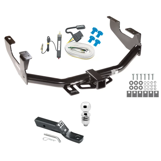 Trailer Tow Hitch For 97-03 Ford F-150 2004 Heritage 97-07 F-250 LD 99-07 F-350 SD Package w/ Wiring and 2" Ball