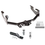 Trailer Tow Hitch For 97-03 Ford F-150 2004 Heritage 97-99 F-250 Light Duty 99-07 F-250 F-350 Super Duty Receiver w/ 1-7/8" and 2" Ball
