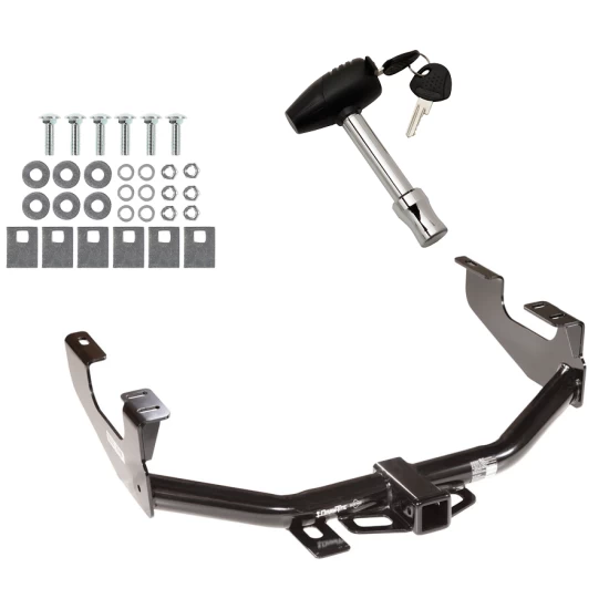 Trailer Tow Hitch For 97-03 Ford F-150 2004 Heritage 97-99 F-250 Light Duty 99-07 F-250 F-350 Super Duty w/ Security Lock Pin Key