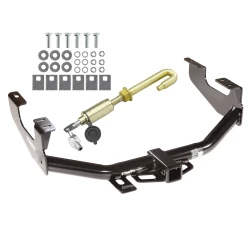 Trailer Tow Hitch For 97-03 Ford F-150 2004 Heritage 97-99 F-250 Light Duty 99-07 F-250 F-350 Super Duty Class 3 2" Towing Receiver w/ J-Pin Anti-Rattle Lock