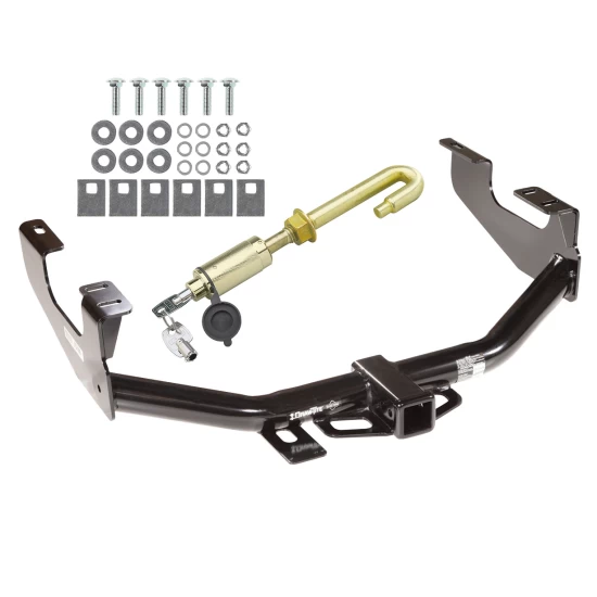 Trailer Tow Hitch For 97-03 Ford F-150 2004 Heritage 97-99 F-250 Light Duty 99-07 F-250 F-350 Super Duty Class 3 2" Towing Receiver w/ J-Pin Anti-Rattle Lock