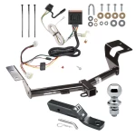 Trailer Tow Hitch For 12-16 Honda CR-V All Models Complete Package w/ Wiring and 1-7/8" Ball