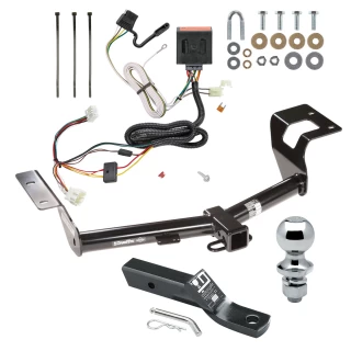 Trailer Tow Hitch For 12-16 Honda CR-V All Models Complete Package w/ Wiring and 1-7/8" Ball