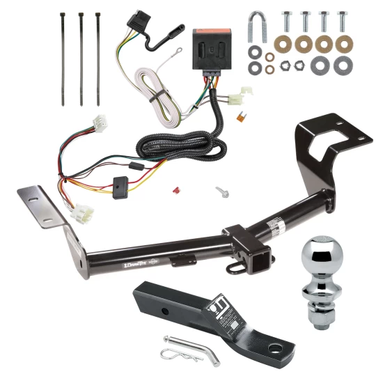 Trailer Tow Hitch For 12-16 Honda CR-V All Models Complete Package w/ Wiring and 1-7/8" Ball