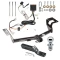Trailer Tow Hitch For 12-16 Honda CR-V All Models Complete Package w/ Wiring and 1-7/8" Ball