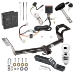 Trailer Tow Hitch For 12-16 Honda CR-V Deluxe Package Wiring 2" Ball and Lock