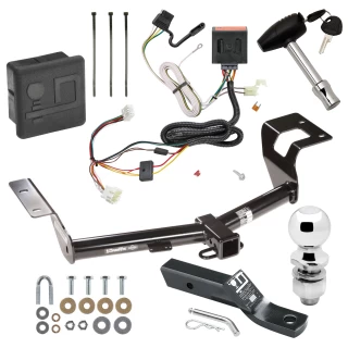 Trailer Tow Hitch For 12-16 Honda CR-V All Models Deluxe Package Wiring 2" Ball and Lock