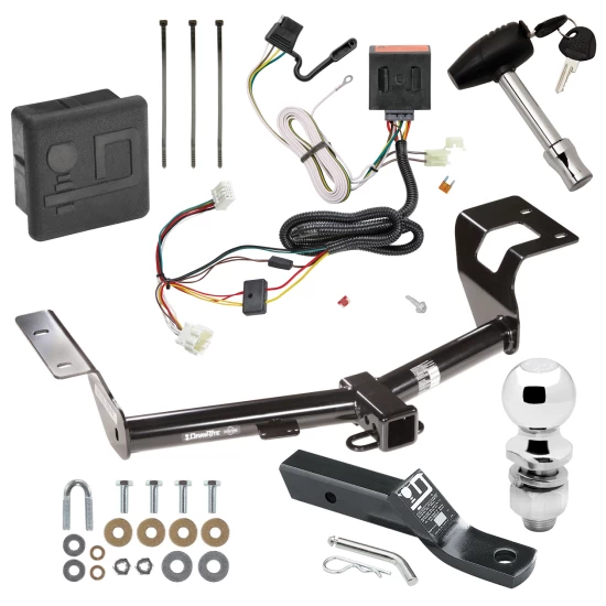 Trailer Tow Hitch For 12-16 Honda CR-V Deluxe Package Wiring 2" Ball and Lock