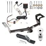 Trailer Tow Hitch For 12-16 Honda CR-V All Models Complete Package w/ Wiring and 2" Ball