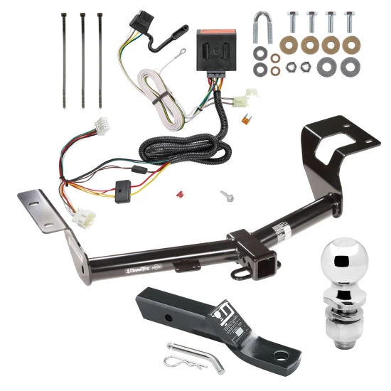 Trailer Tow Hitch For 12-16 Honda CR-V All Models Complete Package w/ Wiring and 2" Ball