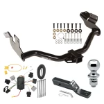 Trailer Tow Hitch For 05-07 Ford Escape 05-06 Mazda Tribute Complete Package w/ Wiring and 1-7/8" Ball