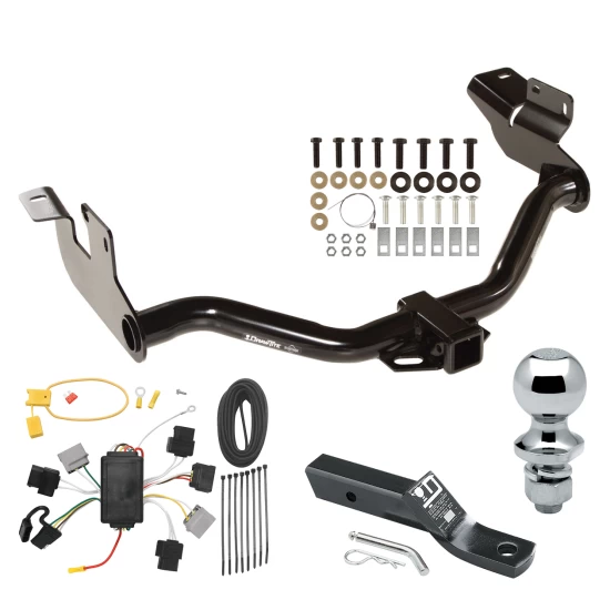 Trailer Tow Hitch For 05-07 Ford Escape 05-06 Mazda Tribute Complete Package w/ Wiring and 1-7/8" Ball