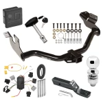 Trailer Tow Hitch For 05-07 Ford Escape 05-06 Mazda Tribute Deluxe Package Wiring 2" Ball and Lock