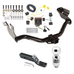 Trailer Tow Hitch For 05-11 Mercury Mariner 08-11 Mazda Tribute 08-12 Ford Escape Complete Package w/ Wiring and 2" Ball