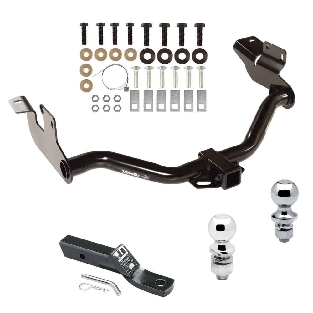 Custom Fit Trailer Hitch 2" Drop Ball-Mount w/ Pin/Clip 1-7/8" and 2" Chrome Ball Installation Hardware Installation Instructions 75751 23 63845 63816 Draw-Tite Trailer Tow Hitch 05-12 Escape Mazda Tribute Mercury Mariner Receiver 1-7/8&qu Trailer Tow Hitch For 05-12 Ford Escape Mazda Tribute Mercury Mariner Receiver w/ 1-7/8" and 2" Ball