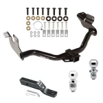 Custom Fit Trailer Hitch 2" Drop Ball-Mount w/ Pin/Clip 1-7/8" and 2" Chrome Ball Installation Hardware Installation Instructions 75751 23 63845 63816 Draw-Tite Trailer Tow Hitch 05-12 Escape Mazda Tribute Mercury Mariner Receiver 1-7/8&qu Trailer Tow Hitch For 05-12 Ford Escape Mazda Tribute Mercury Mariner Receiver w/ 1-7/8" and 2" Ball