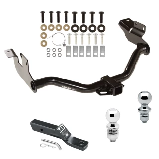 Custom Fit Trailer Hitch 2" Drop Ball-Mount w/ Pin/Clip 1-7/8" and 2" Chrome Ball Installation Hardware Installation Instructions 75751 23 63845 63816 Draw-Tite Trailer Tow Hitch 05-12 Escape Mazda Tribute Mercury Mariner Receiver 1-7/8&qu Trailer Tow Hitch For 05-12 Ford Escape Mazda Tribute Mercury Mariner Receiver w/ 1-7/8" and 2" Ball