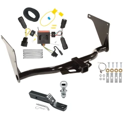 Trailer Tow Hitch For 13-16 Ford Escape All Models Complete Package w/ Wiring and 1-7/8" Ball
