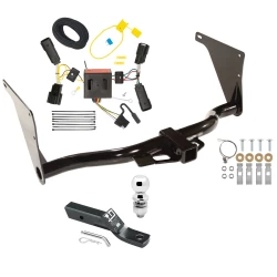 Trailer Tow Hitch For 13-16 Ford Escape All Models Complete Package w/ Wiring and 2" Ball