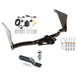 Trailer Tow Hitch For 17-18 Ford Escape All Models Complete Package w/ Wiring and 1-7/8" Ball
